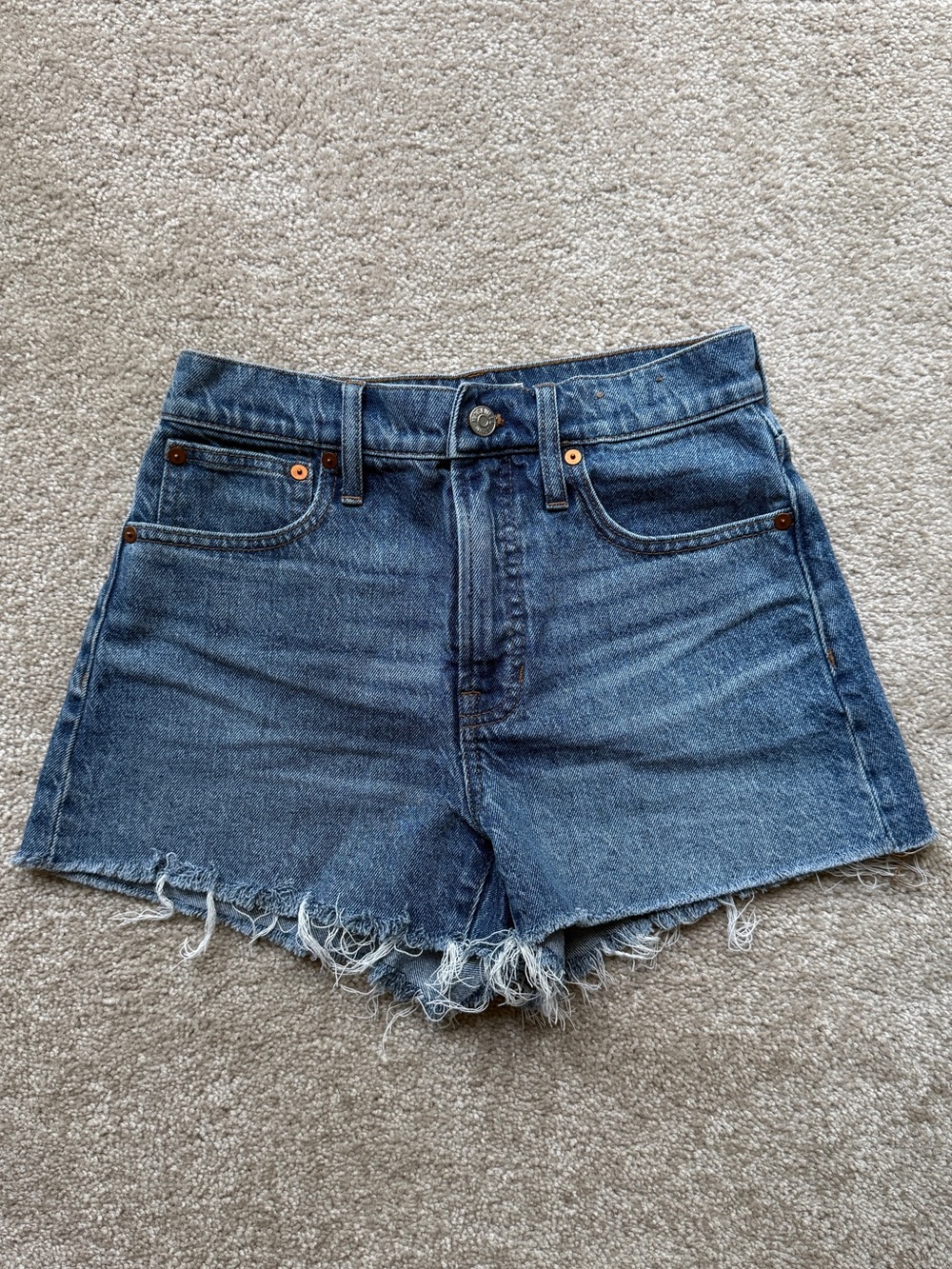 Madewell Cutoff Perfect Fit Jean Shorts